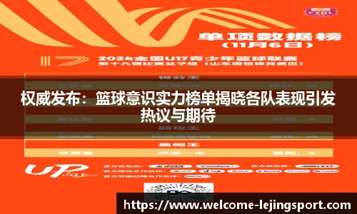 权威发布：篮球意识实力榜单揭晓各队表现引发热议与期待